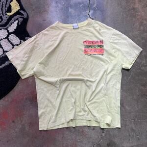 Vintage yellow faded ocean pacific tee